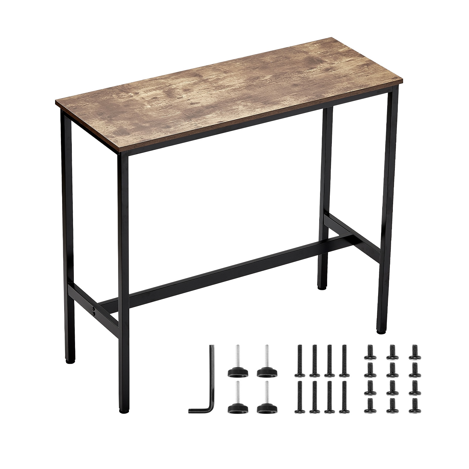 Bar Table Height Pub Table Cocktail Coffee Counter Kitchen Dining 39x16x35.5 In_voghion.com